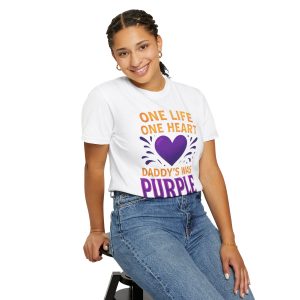 Purple Heart Tribute T-Shirt, Father's Day Gift, Memory Tee, Unisex T-Shirt, Grief Support Apparel